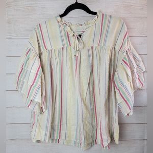 Peyton & Parker Stripped Loose Top Size XL